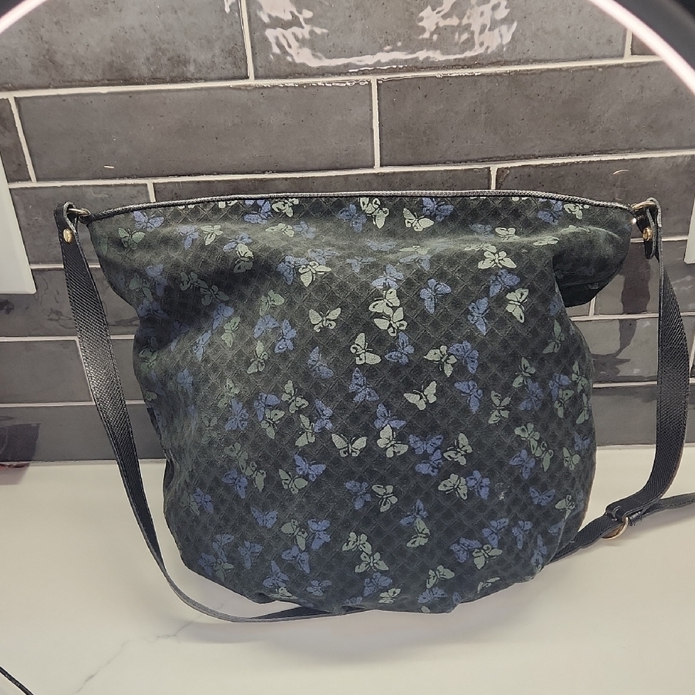 Bottega Veneta RARE Suede Butterfly Shoulder Bag With COA